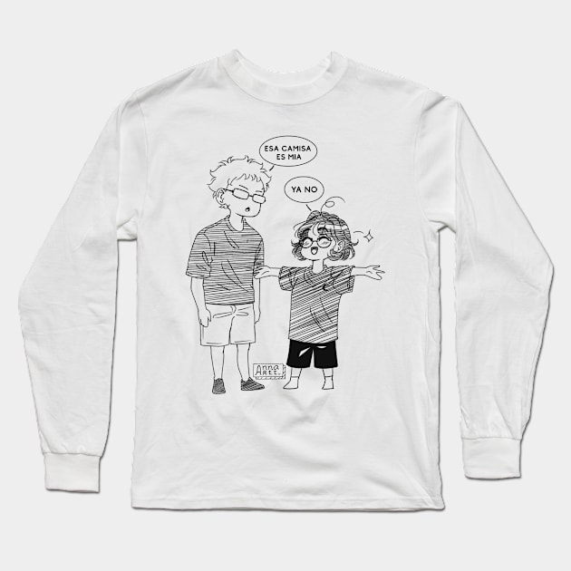 Ann & Tsukki Long Sleeve T-Shirt by anna_artt